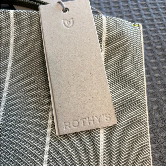 Rothy's Hillside green stripe wristlet - Picture 4 of 6